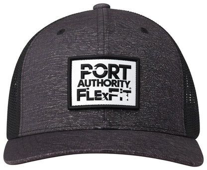 Port Authority Flexfit Melange Mesh Back Trucker Cap C302