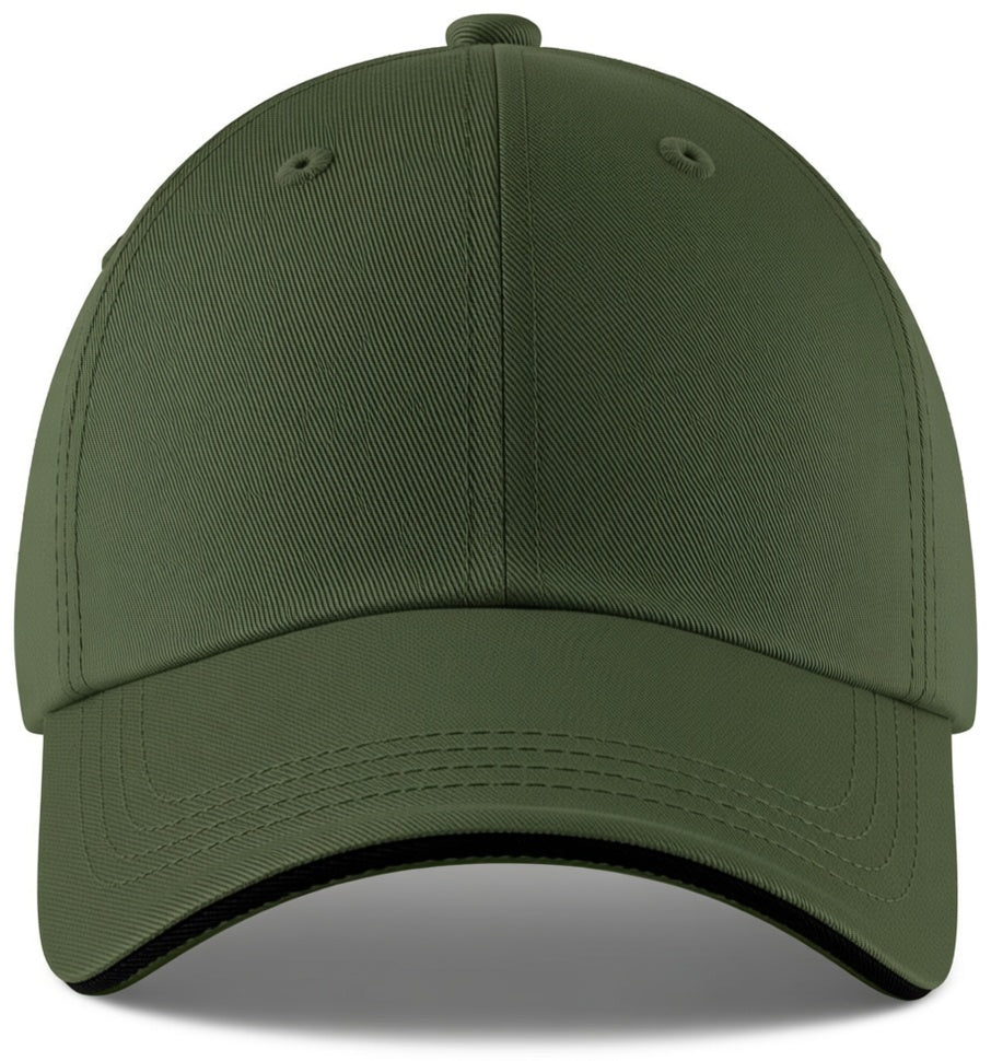 Port Authority Sandwich Bill Cap with Striped Closure. C830