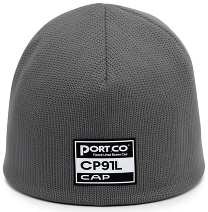Port & Co Fleece-Lined Beanie Cap. CP91L