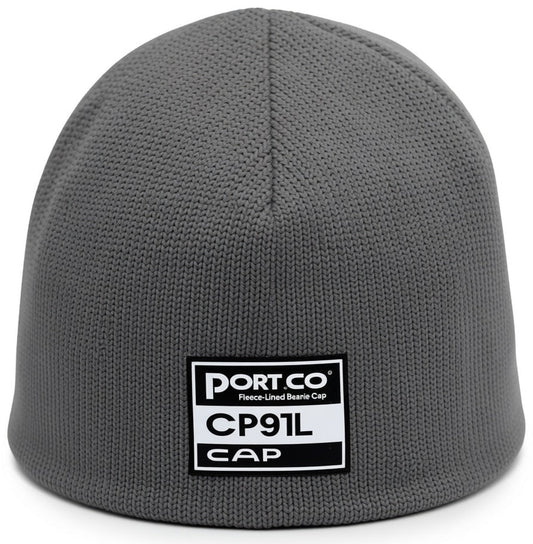 Port & Co Fleece-Lined Beanie Cap. CP91L