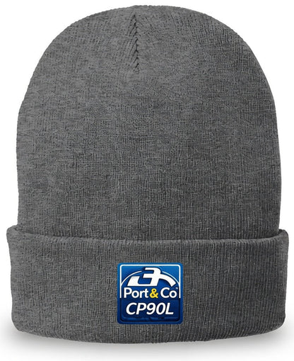 Port & Co Fleece-Lined Knit Cap. CP90L