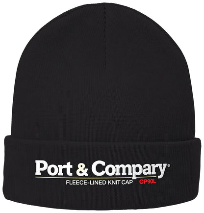 Port & Company Fleece-Lined Knit Cap. CP90L