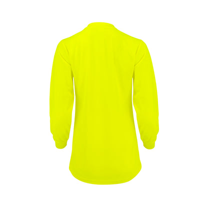 ST21W Women's Non Rated Hi-Vis Long Sleeve Shirt with Max-Dri™ - Green - Size 2X