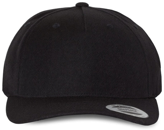 Premium Five-Panel Curved Bill Snapback Cap - 5789M
