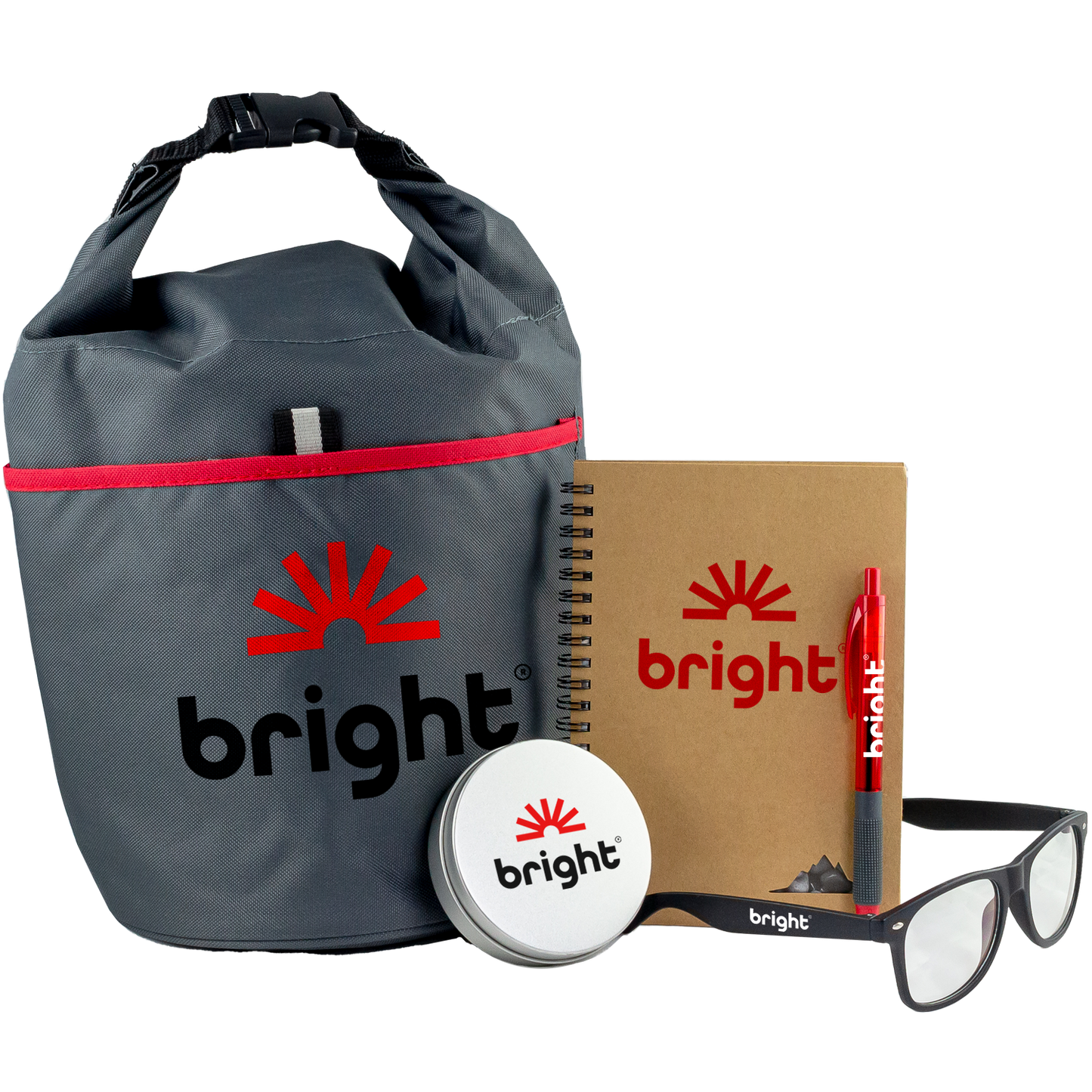 Productivity Kit with Stone Notebook, Blue Light Glasses & Stress Putty