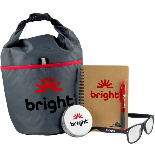 Productivity Kit with Stone Notebook, Blue Light Glasses & Stress Putty