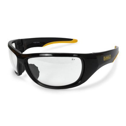 DPG94 Dominator™ Protective Eyewear - Black/Yellow Frame - Clear Lens