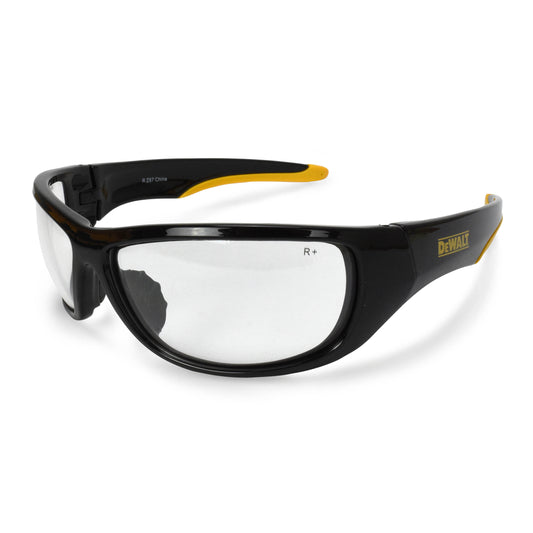 DPG94 Dominator™ Protective Eyewear - Black/Yellow Frame - Clear Lens