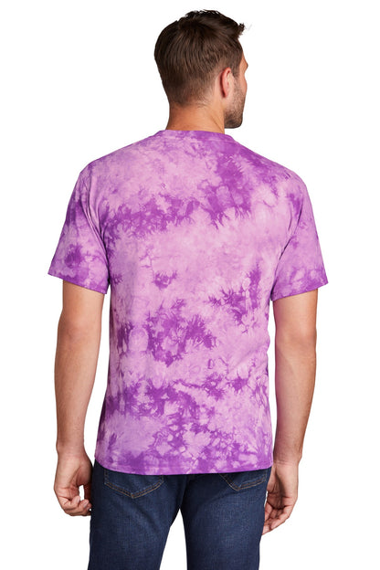 Purple Port & Company Crystal Tie-Dye Tee PC145