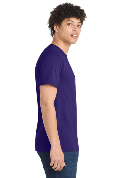 Purple Port & Company Tall Essential Tee. PC61T