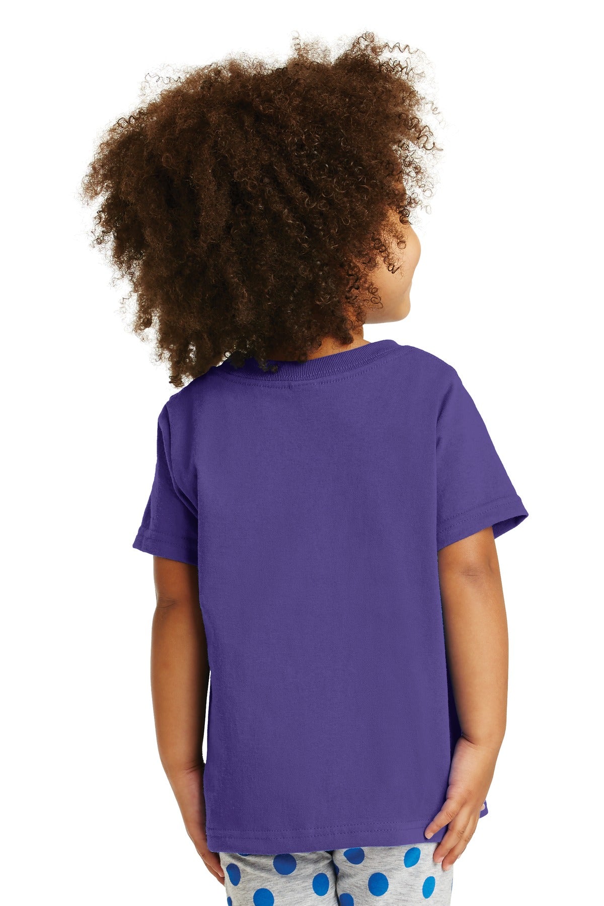 Purple Port & Company Toddler Core Cotton Tee. CAR54T
