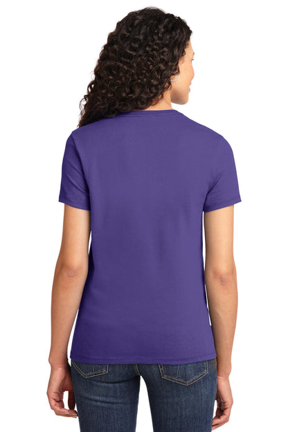 Purple Port & Company Women's Essential Tee. LPC61