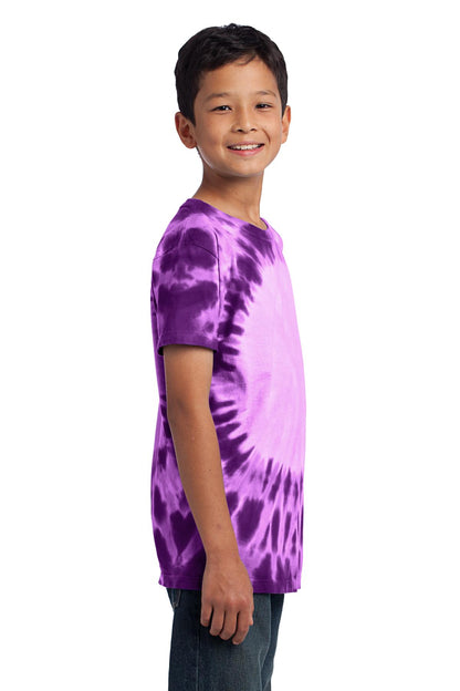 Purple Port & Company - Youth Window Tie-Dye Tee. PC149Y