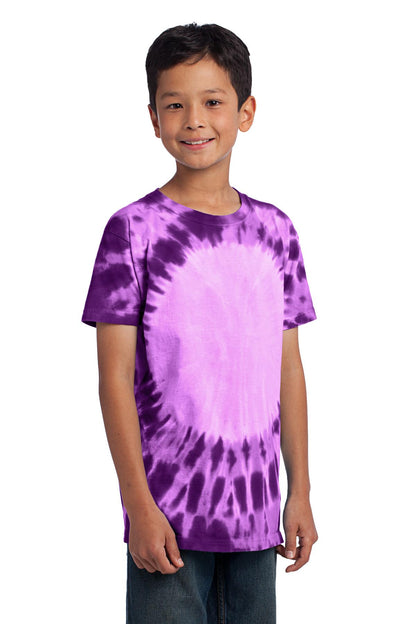 Purple Port & Company - Youth Window Tie-Dye Tee. PC149Y
