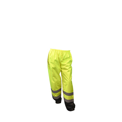 SP41 Class E Sealed Waterproof Safety Pants - Hi-Vis Green - Size 3X-4X