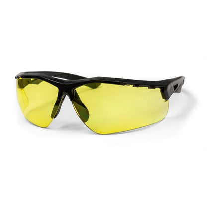 Thraxus™ Safety Eyewear - Black Frame - Amber Lens