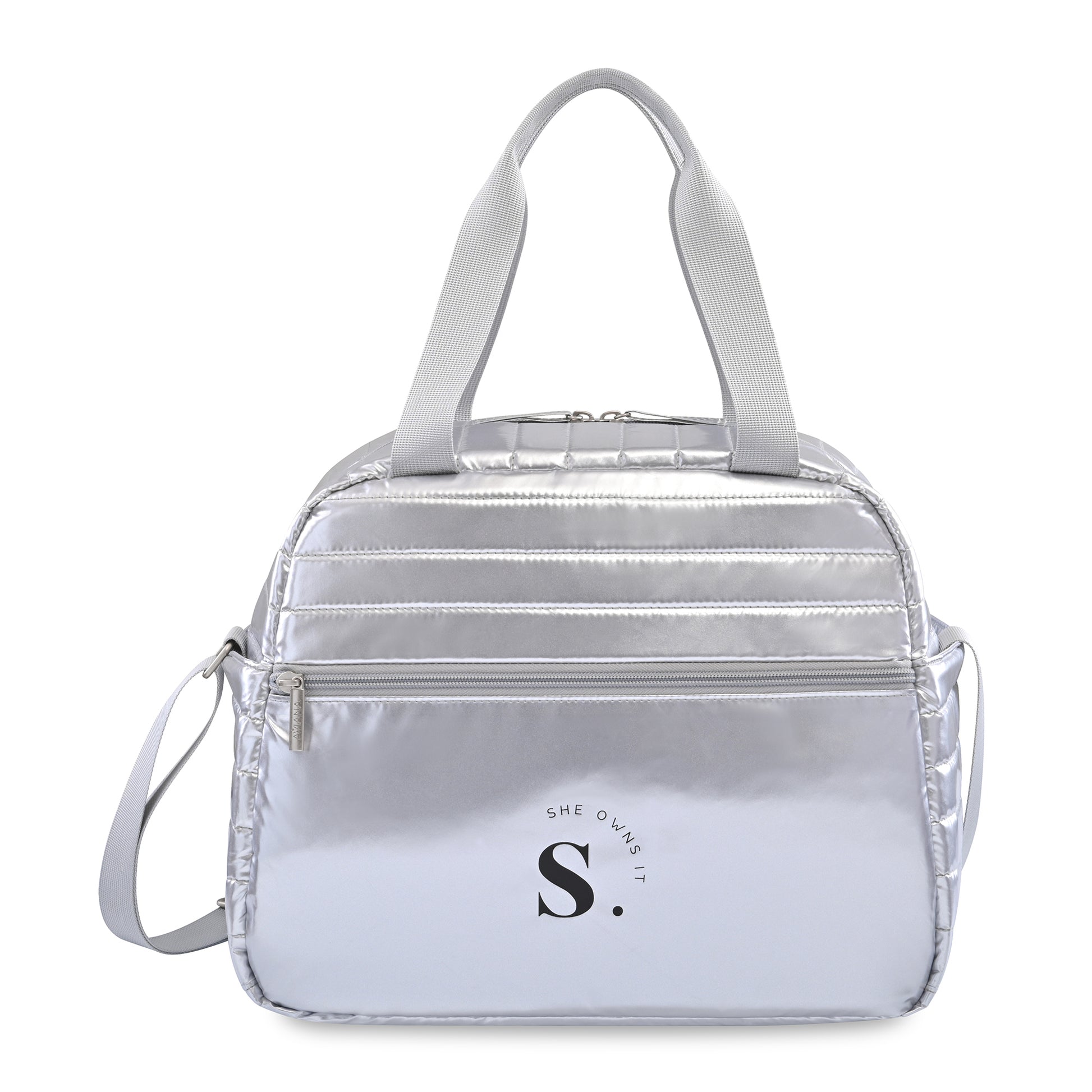 Metallic Silver Aviana™ Metallics Duffel Cooler