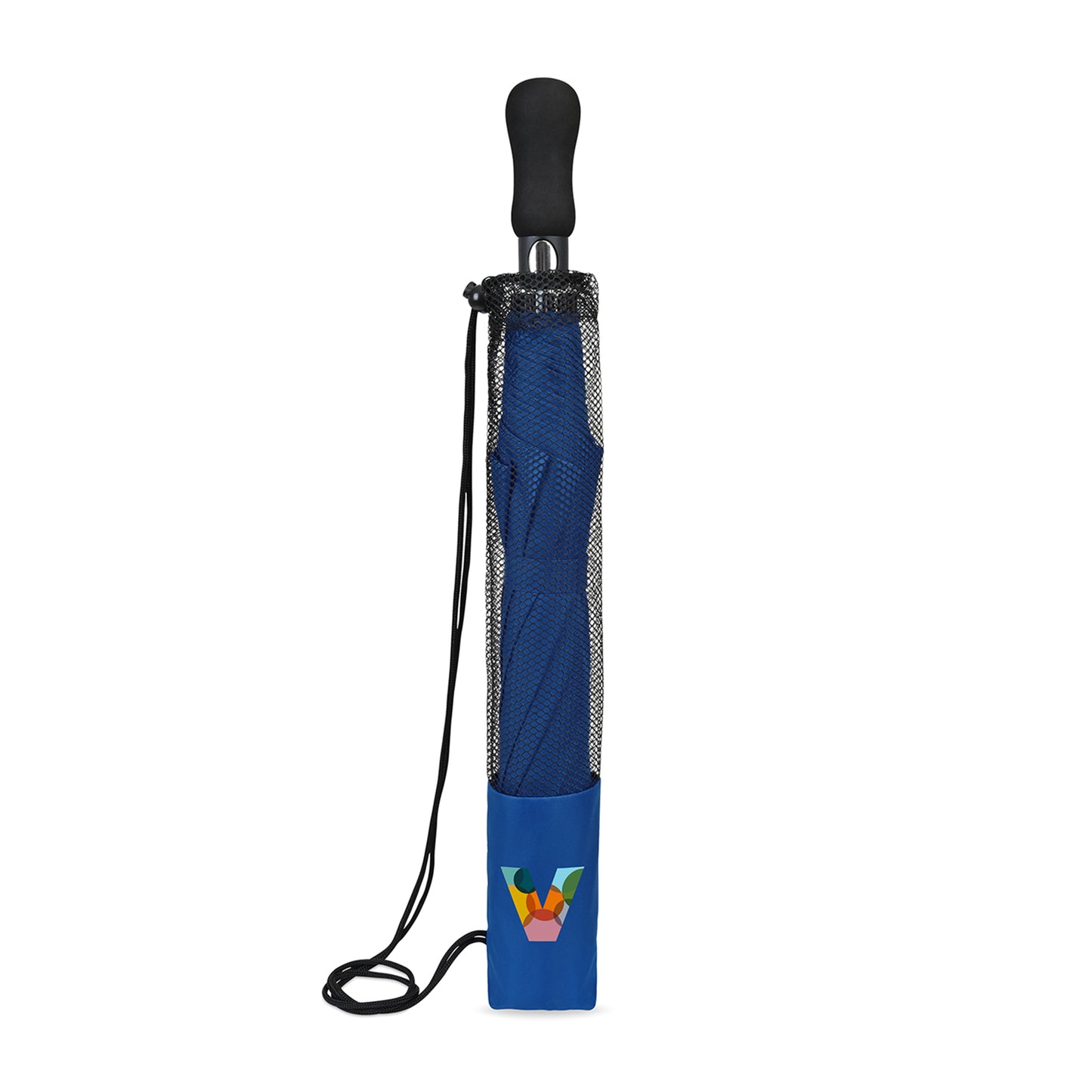 Elements 58" Recycled Auto Open Travel Folding Umbrella