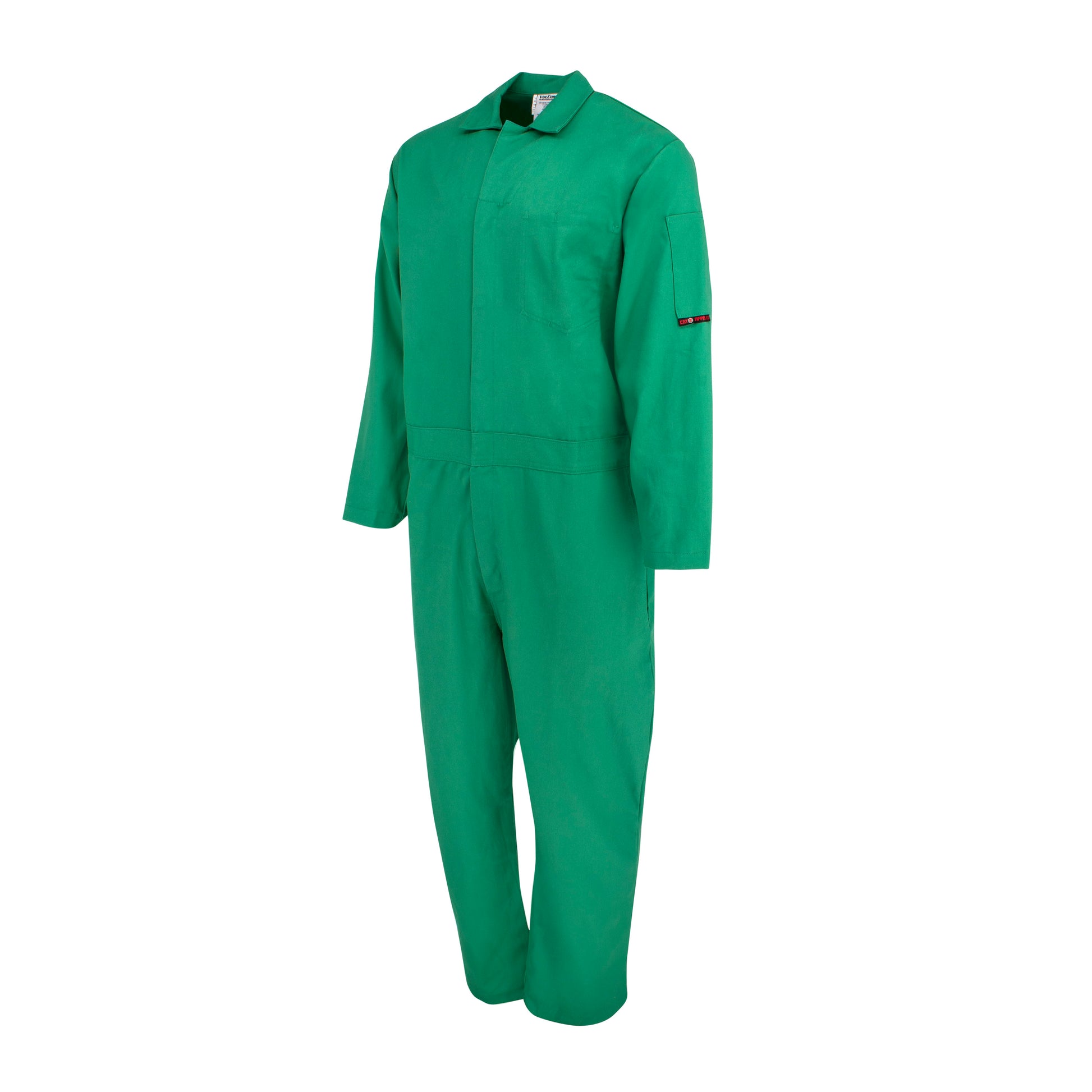 FRCA-WCA VolCore® Welding Front Snap Coverall - Green - Size XL