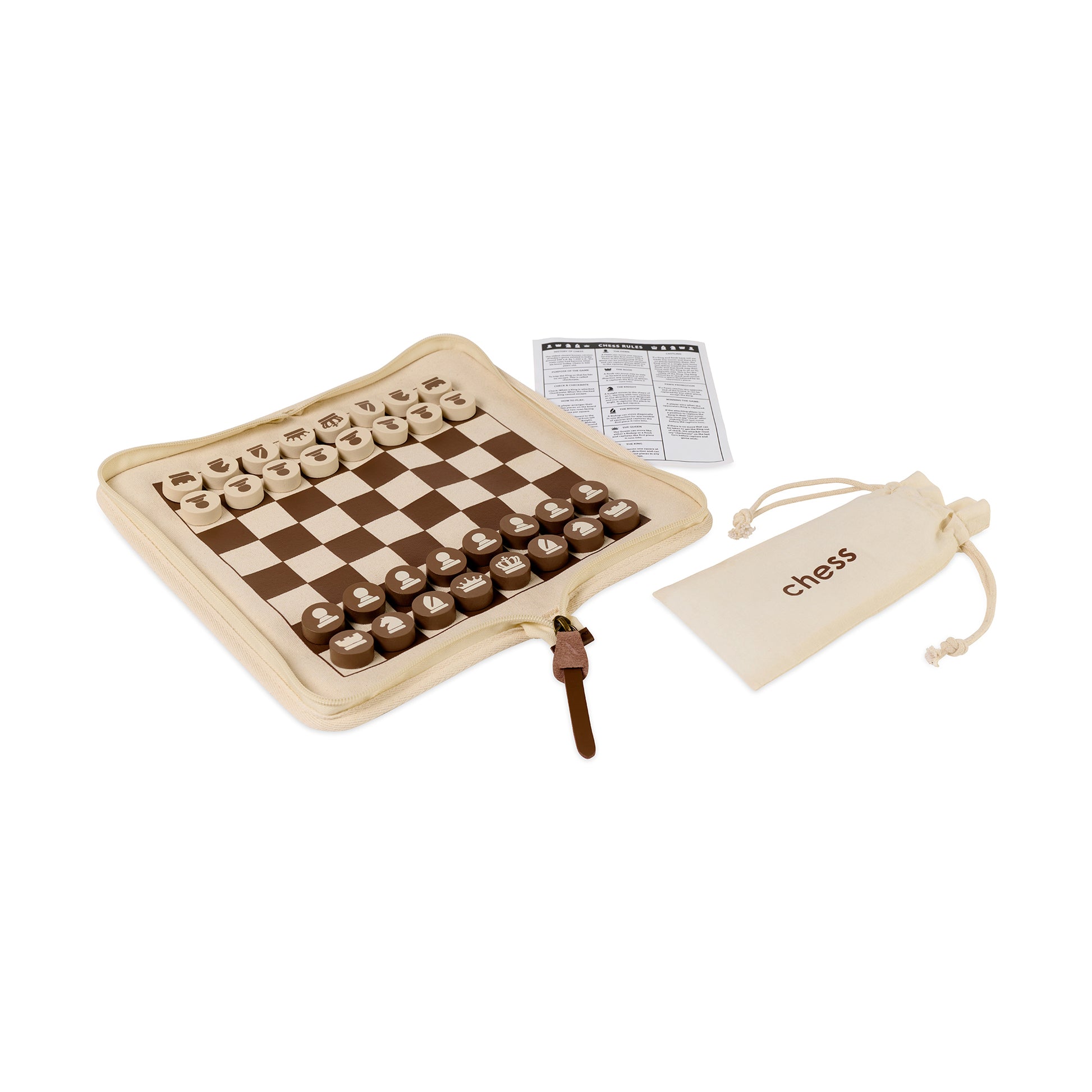 Natural Game on! Chess and Checkers Gift Set