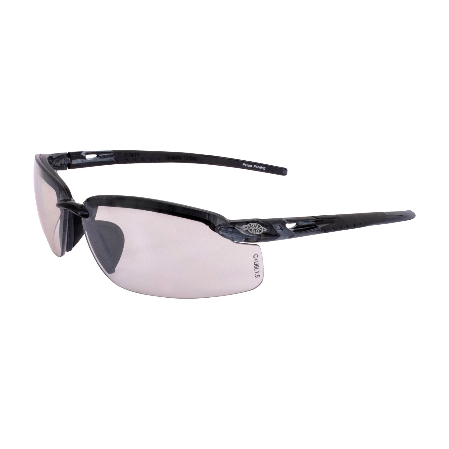 ES5 Premium Safety Eyewear - Crystal Brown Frame - Polarized Brown Lens