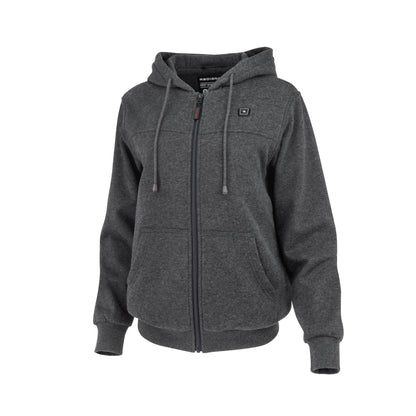 RHG-H301 Women's Heated Hoodie Kit with Battery - Heather Gray - Size XS