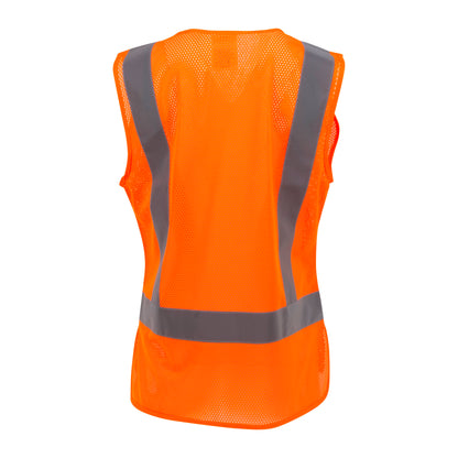 SV2ZW Women's Economy 2 Pocket Vest - Hi-Vis Green - Size 2X