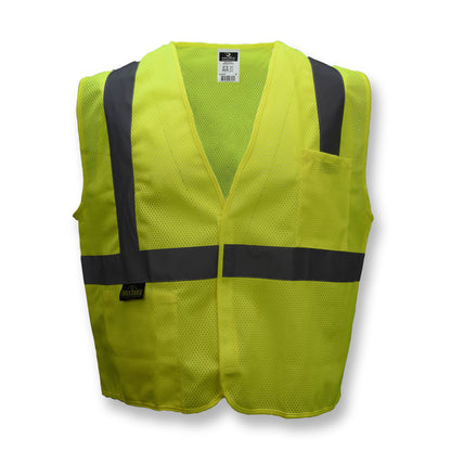 SV2 Economy Type R Class 2 Mesh Safety Vest - Green - Size 2X