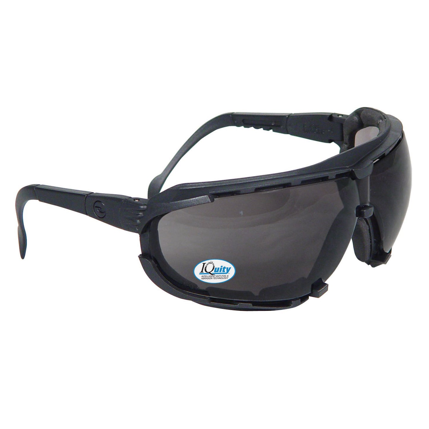 Dagger™ IQ - IQuity Anti-Fog Foam Lined Safety Goggle - Black Frame - Clear IQ Anti-Fog Lens
