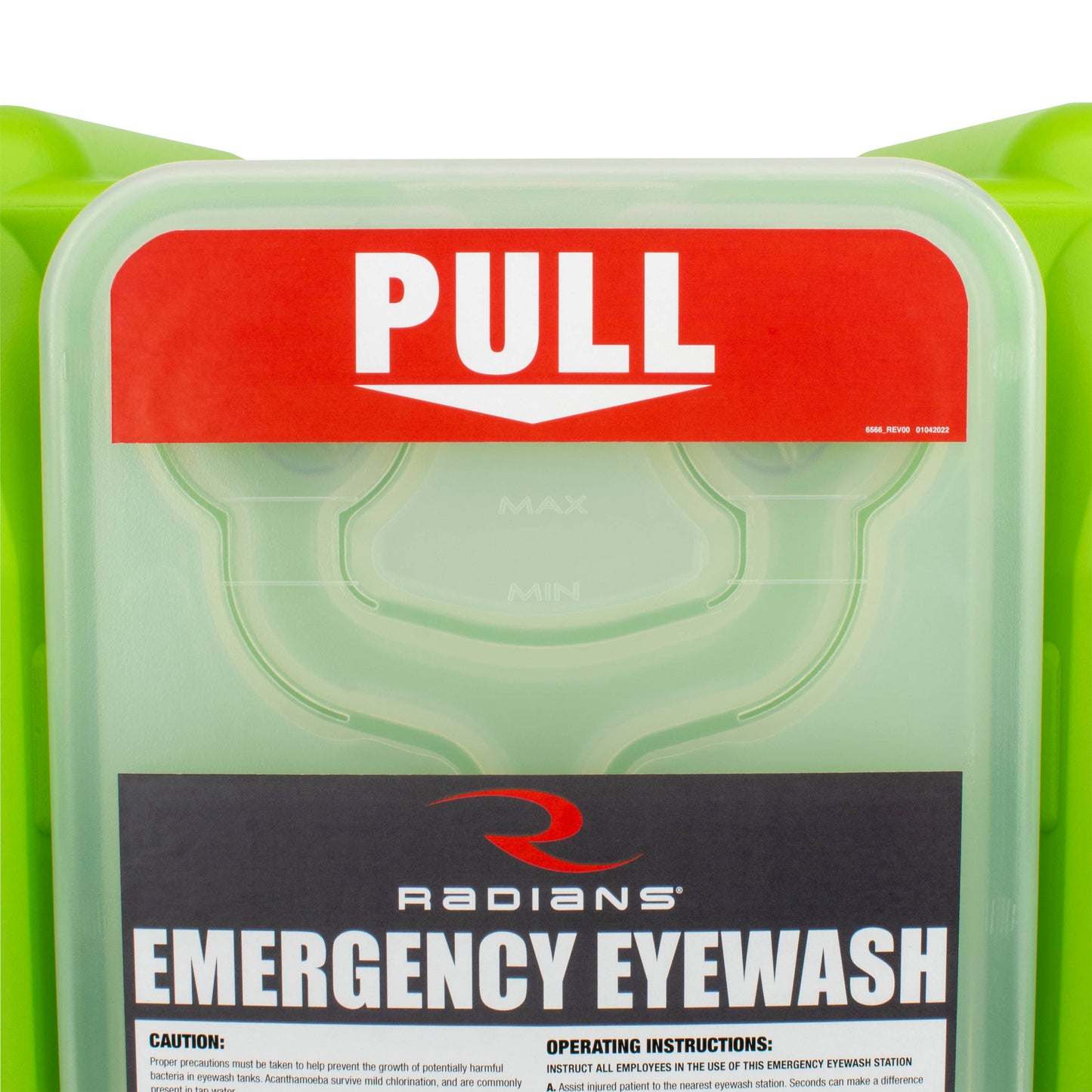 12 Gallon Emergency Eyewash Station - English