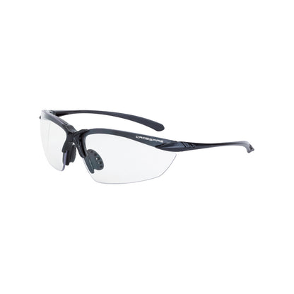 Sniper Premium Safety Eyewear - Matte Black Frame - Clear Lens