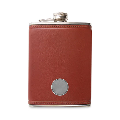 Ahead Leather Flask