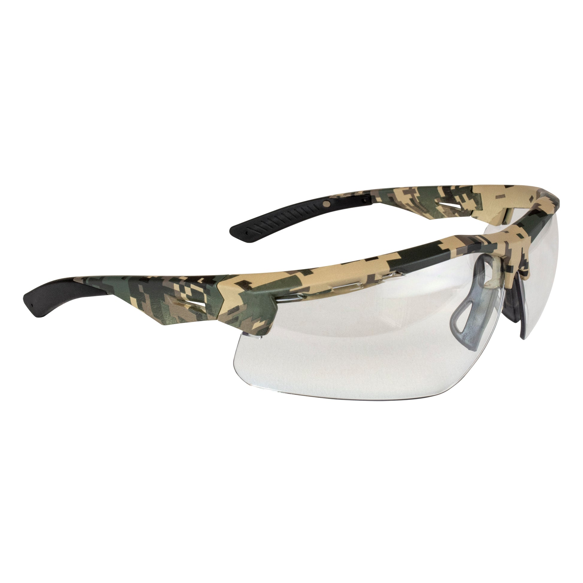 Thraxus™ Safety Eyewear - Digital Camo Frame - Clear Anti-Fog Lens