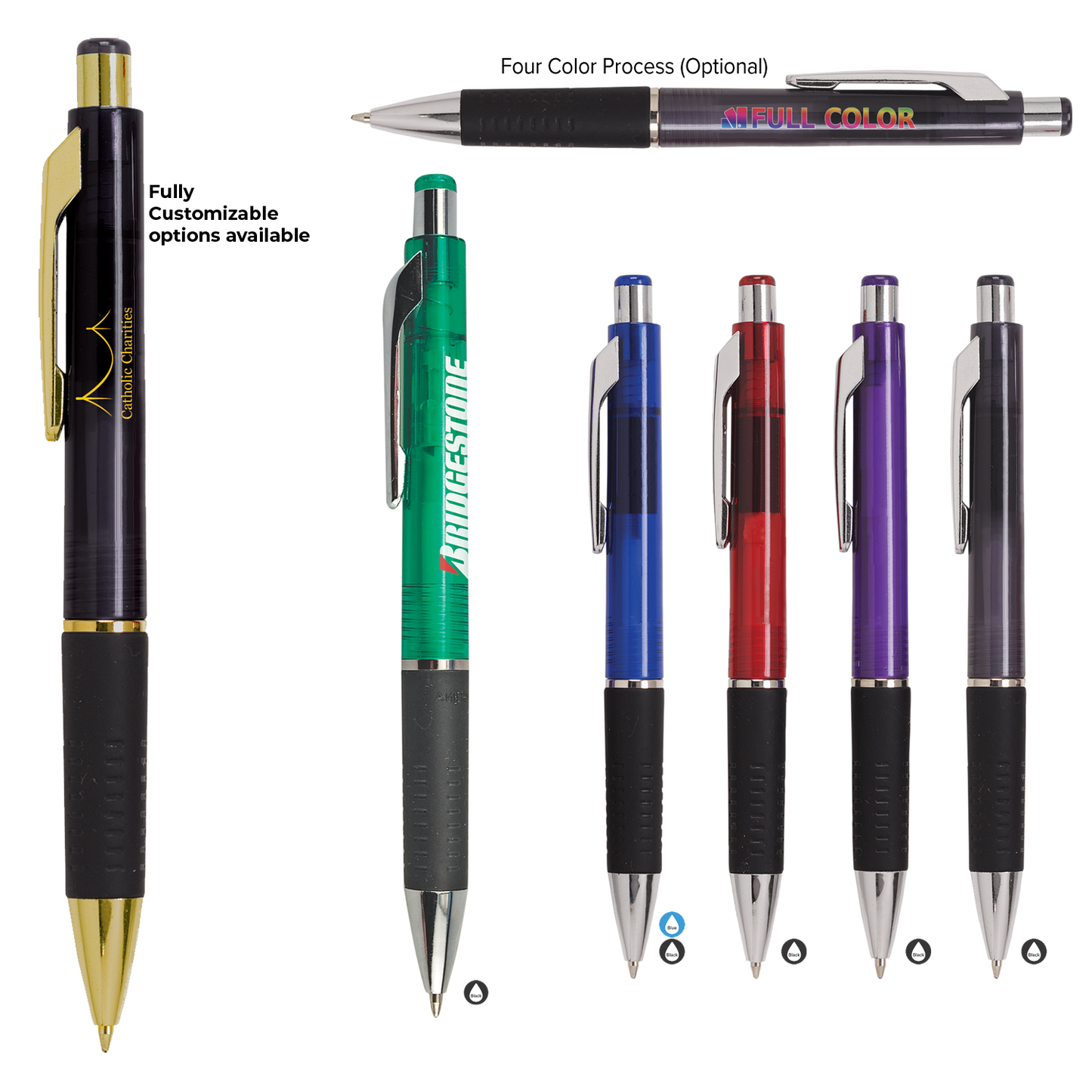 Blue Quasar Translucent Pen