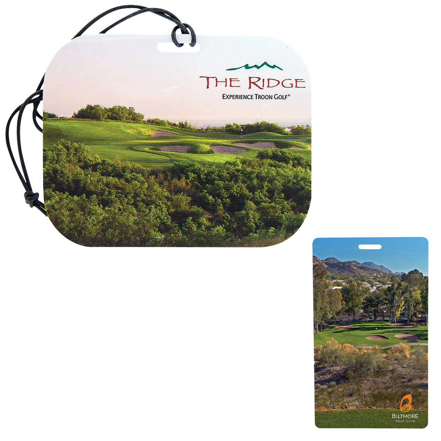 White Quick Turn Large Bag Tag