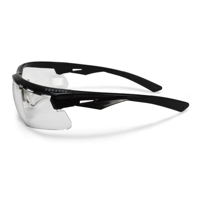 Thraxus™ Safety Eyewear - Black Frame - Clear IQ Anti-Fog Lens