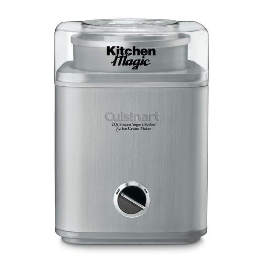 Stainless Steel Cuisinart® Pure Indulgence™ 2 Quart Frozen Yogurt Sorbet & Ice Cream Maker