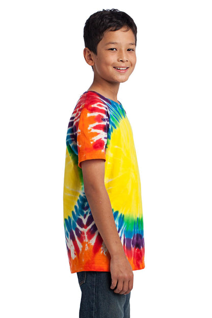 Rainbow Port & Company - Youth Window Tie-Dye Tee. PC149Y