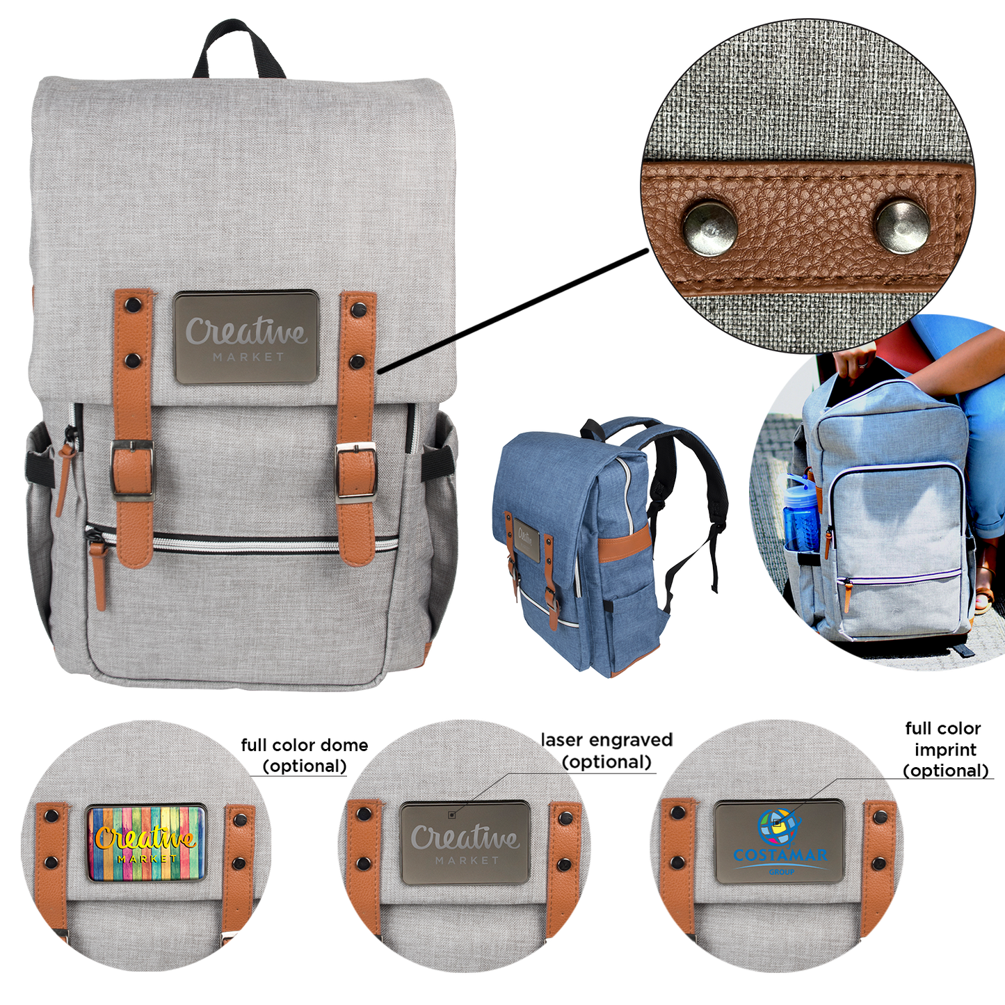 Blue Rambler Backpack