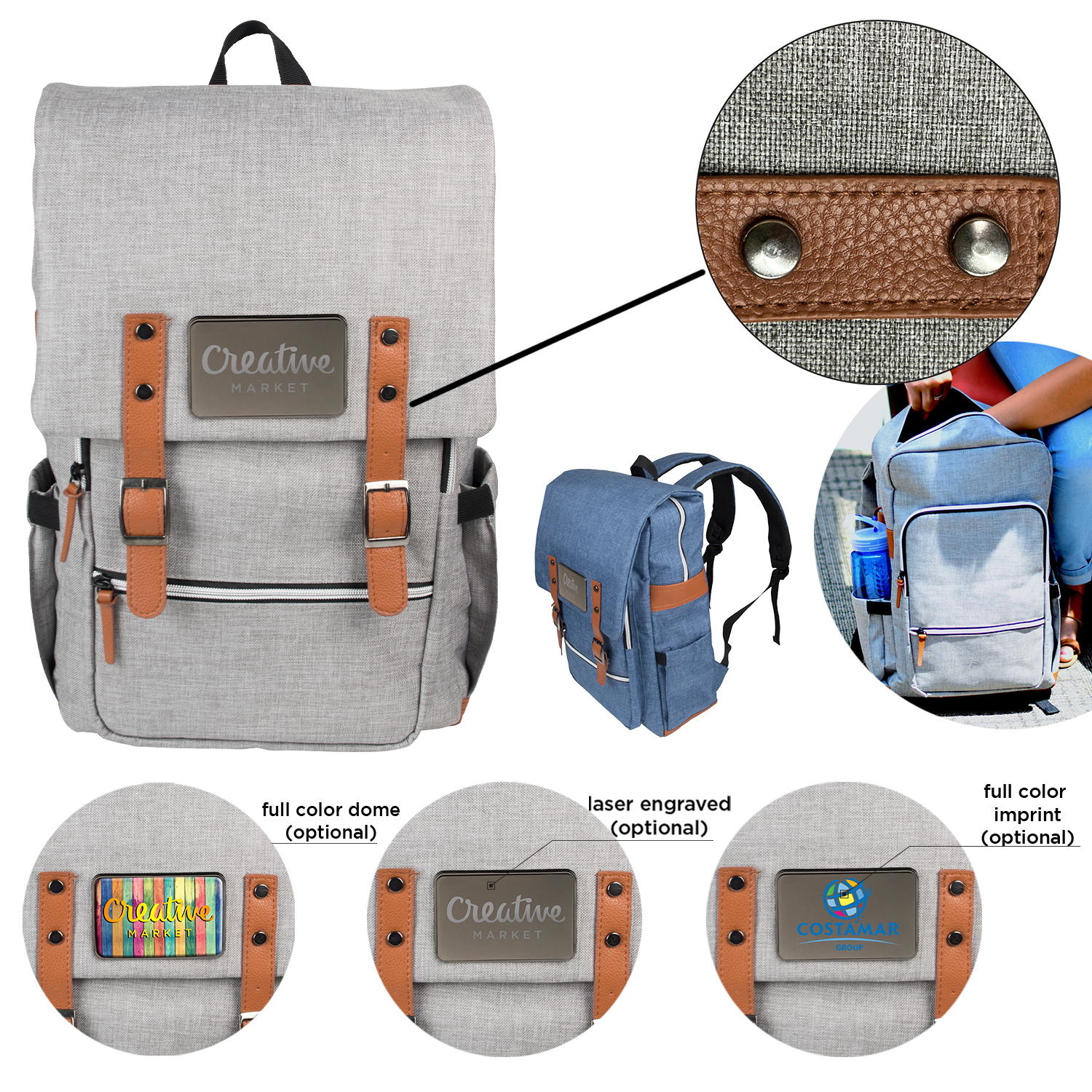 Blue Rambler Backpack