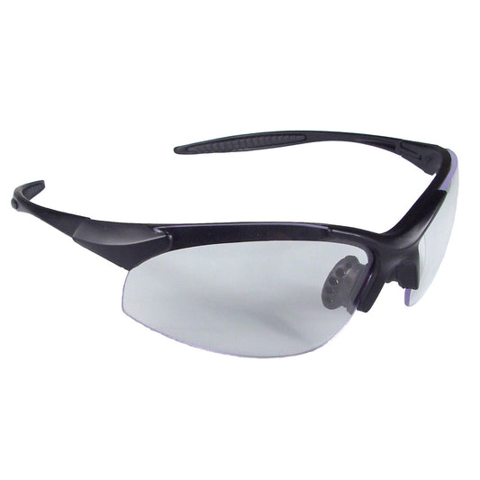 Rad-Infinity™ Safety Eyewear - Black Frame - Clear Lens