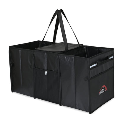 Black Structure Cargo Organizer with Cooler