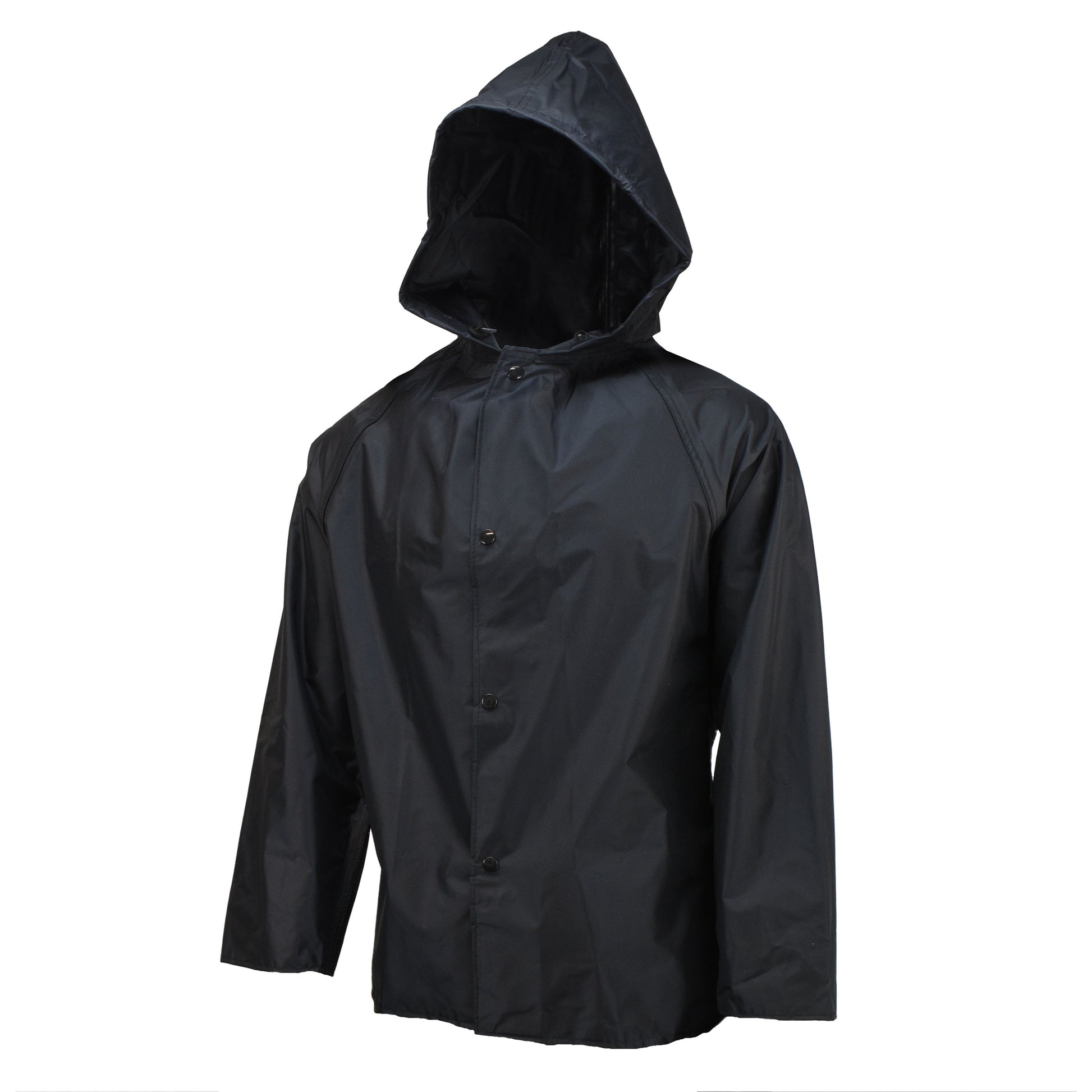 77AJ Sani Light Jacket with Hood - Black - Size 4X