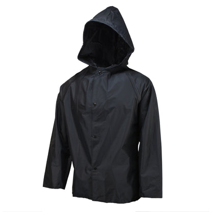 77AJ Sani Light Jacket with Hood - Black - Size 4X