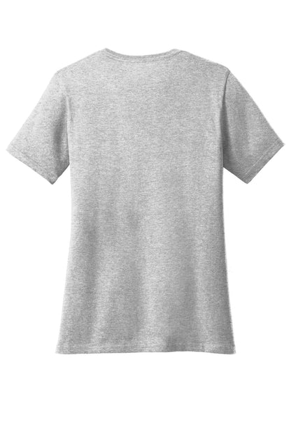 Rear View of Ash Port & Company Women's Core Cotton Tee. LPC54