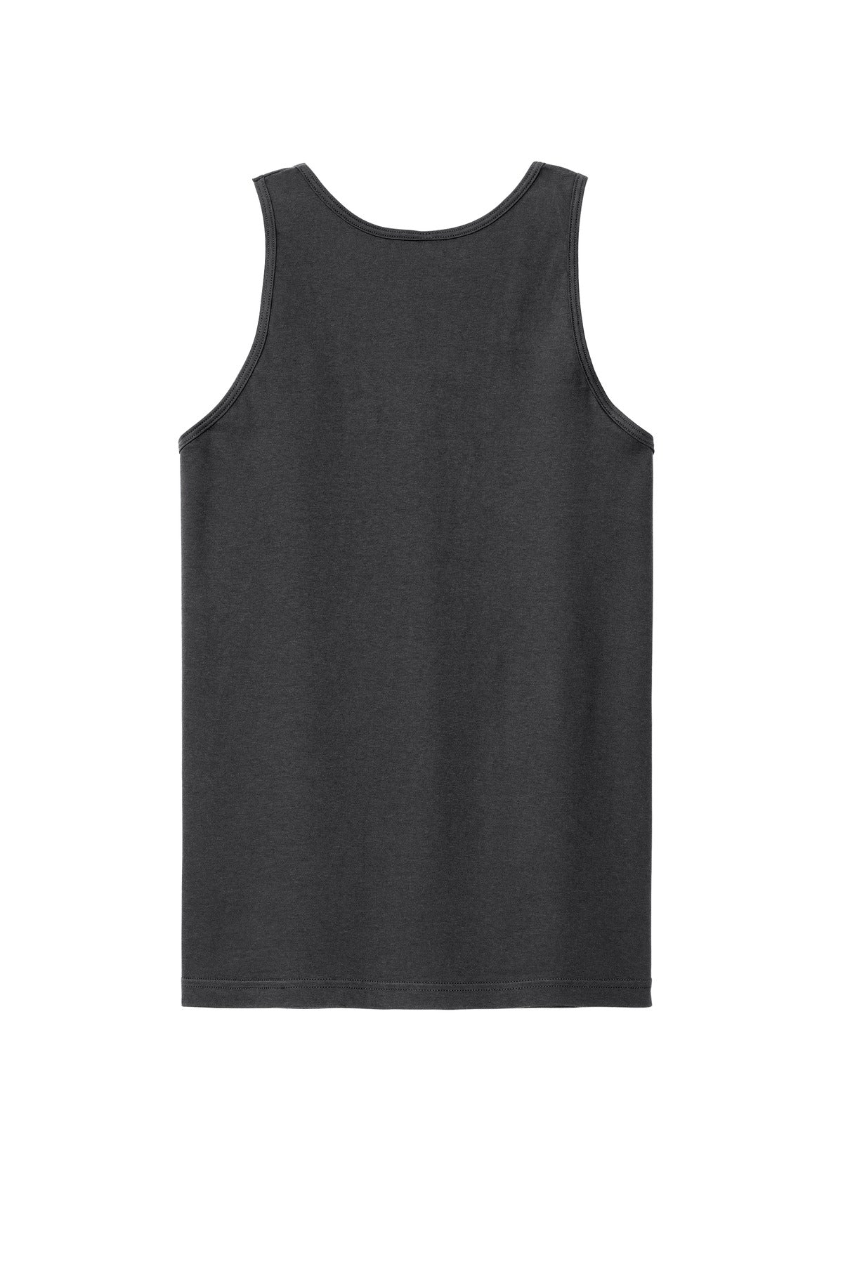 Rear View of Asphalt American Apparel Fine Jersey Unisex Tank 2408