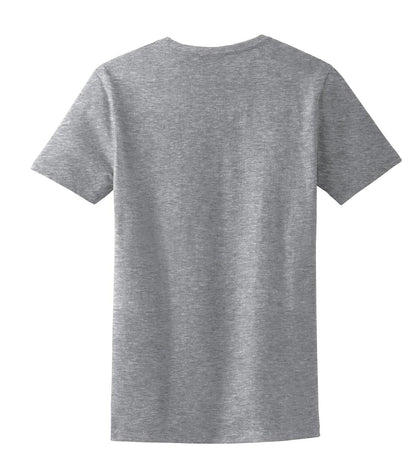 Rear View of Ath Heather Port & Company Women's Essential Tee. LPC61