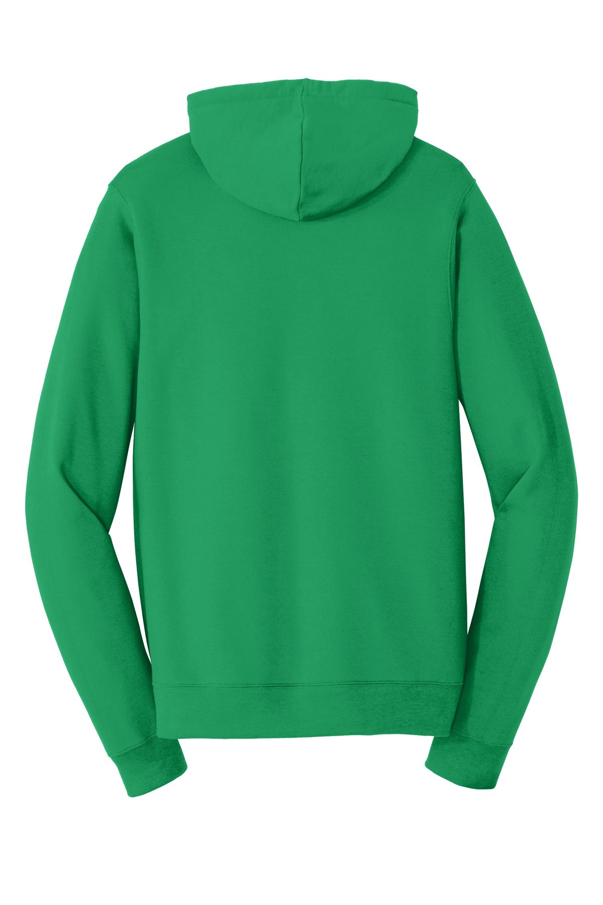 Rear View of Athl Kelly Port & Company Fan Favorite Fleece Pullover Hooded Sweatshirt. PC850H
