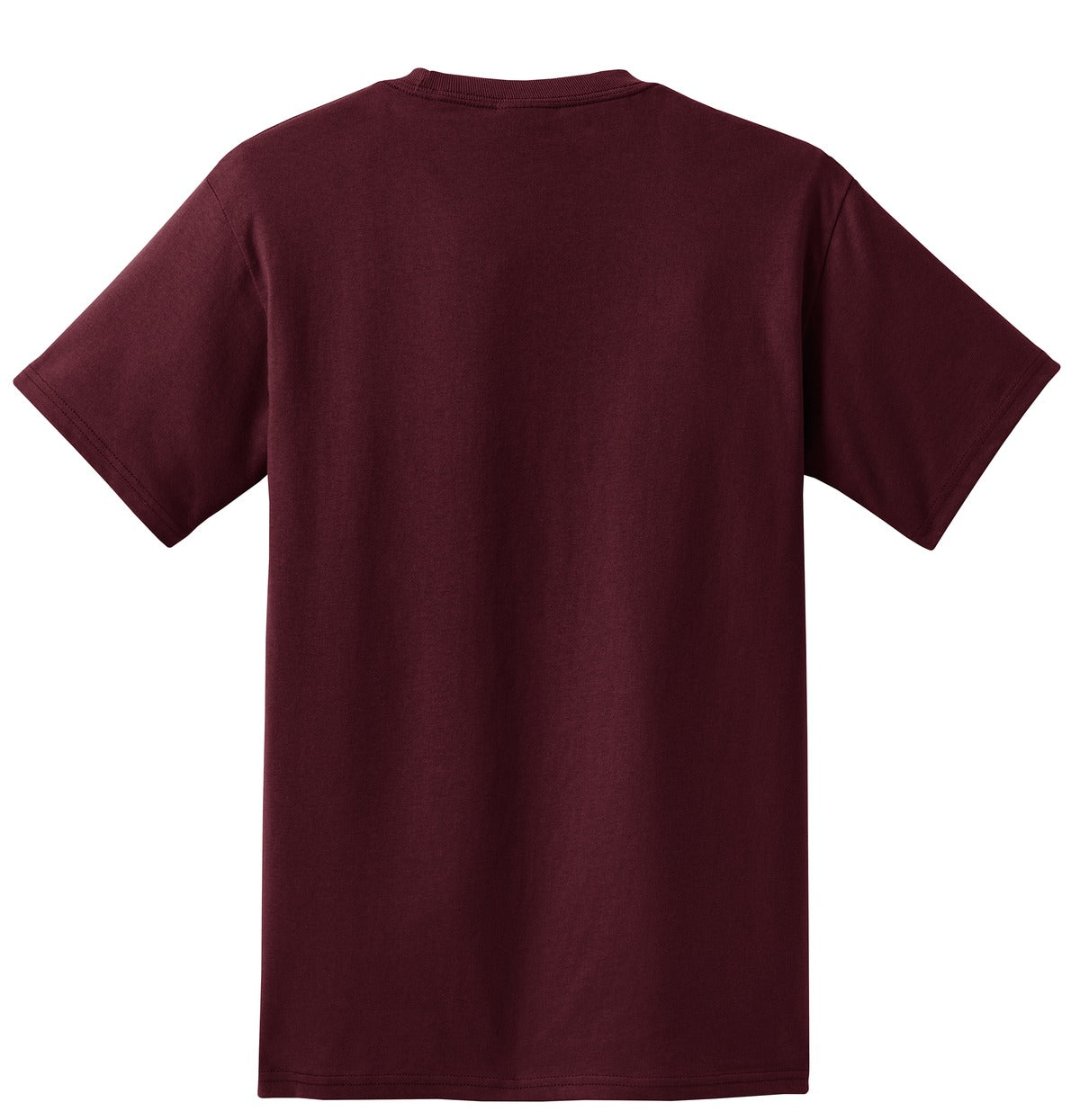 Rear View of Athletic Marn Port & Company - Tall Essential Pocket Tee. PC61PT