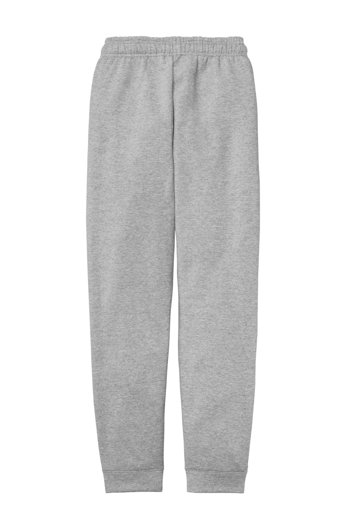 Rear View of AthlHthr Port & Company Core Fleece Jogger. PC78J